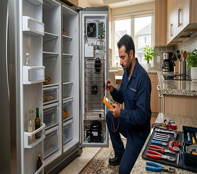 حرفه‌ای‌ترین و بهترین تعمیر یخچال در اصفهان تعمیرکار حرفه‌ای یخچال در اصفهان